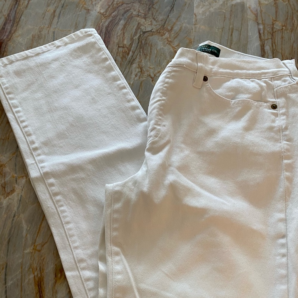 Ralph Lauren White Jeans - Size 10